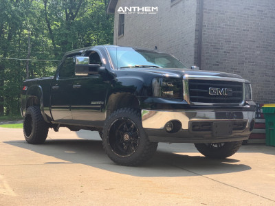 2007 GMC Sierra 1500 - 20x12 -44mm - Anthem Off-Road Instigator - Suspension Lift 3.5" - 33" x 12.5"