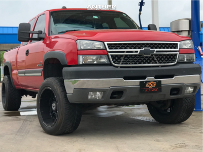 2005 Chevrolet Silverado 2500 HD - 20x12 -44mm - Anthem Off-Road Enforcer - Leveling Kit - 305/50R20