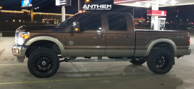 1 2011 F 250 Super Duty Ford Zone Suspension Lift 4in Anthem Instigator Black Milled