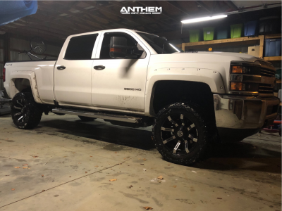 1 2017 Silverado 3500 Hd Chevrolet Zone Suspension Lift 3in Anthem Defender Black