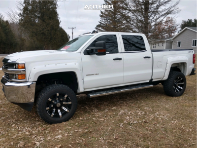1 2017 Silverado 3500 Hd Chevrolet Zone Suspension Lift 3in Anthem Defender Black
