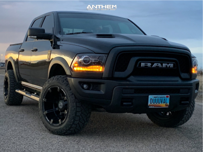 2016 Ram 1500 - 20x12 -44mm - Anthem Off-Road Defender - Air Suspension - 33" x 12.5"