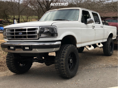 1997 Ford F-250 - 20x10 -24mm - Anthem Off-Road Gunner - Suspension Lift 4" - 37" x 12.5"