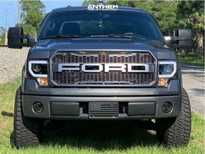 1 2010 F 150 Ford Motofab Leveling Kit Anthem Equalizer Black Milled