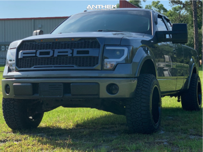 1 2010 F 150 Ford Motofab Leveling Kit Anthem Equalizer Black Milled