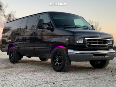 2000 Ford E-350 Super Duty - 17x9 0mm - Anthem Off-Road Instigator - Stock Suspension - 245/75R17