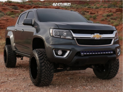 2016 Chevrolet Colorado - 20x12 -44mm - Anthem Off-Road Equalizer - Suspension Lift 5.5" - 33" x 12.5"