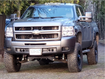 1 2007 Silverado 2500 Hd Chevrolet Bds Suspension Lift 45in Anthem Instigator Black Machined