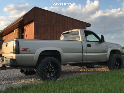 1 2005 Silverado 2500 Hd Chevrolet Stock Leveling Kit Anthem Gunner Black Milled