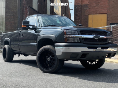 2005 Chevrolet Silverado 1500 - 20x12 -44mm - Anthem Off-Road Gunner - Leveling Kit - 305/50R20