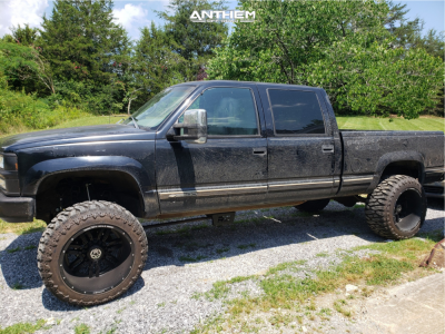 1999 Chevrolet K2500 - 22x14 -76mm - Anthem Off-Road Equalizer - Suspension Lift 6" - 375/45R22