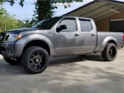 2017 Nissan Frontier - 20x10 -24mm - Anthem Off-Road Instigator - Air Suspension - 285/50R20