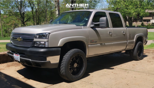 2005 Chevrolet Silverado 2500 HD - 20x10 -24mm - Anthem Off-Road Equalizer - Stock Suspension - 305/50R20