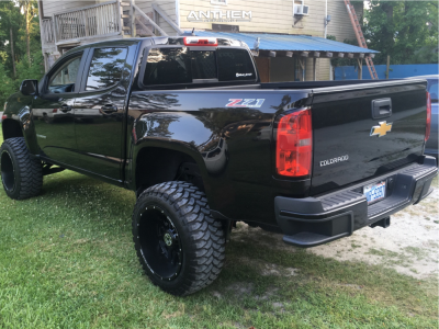 1 2016 Colorado Chevrolet Rough Country Suspension Lift 6in Anthem Equalizer Matte Black