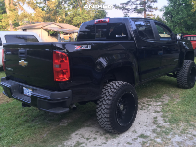 1 2016 Colorado Chevrolet Rough Country Suspension Lift 6in Anthem Equalizer Matte Black