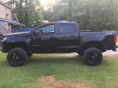 1 2016 Colorado Chevrolet Rough Country Suspension Lift 6in Anthem Equalizer Matte Black