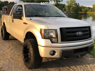 2010 Ford F-150 - 20x12 -44mm - Anthem Off-Road Defender - Leveling Kit - 305/50R20