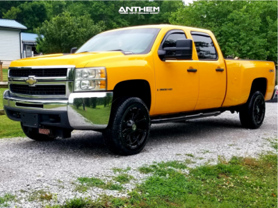 2008 Chevrolet Silverado 3500 HD - 20x9 -12mm - Anthem Off-Road Defender - Leveling Kit - 265/60R20