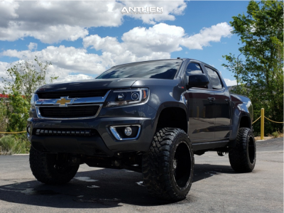 2016 Chevrolet Colorado - 20x12 -44mm - Anthem Off-Road Equalizer - Suspension Lift 5.5" - 33" x 12.5"