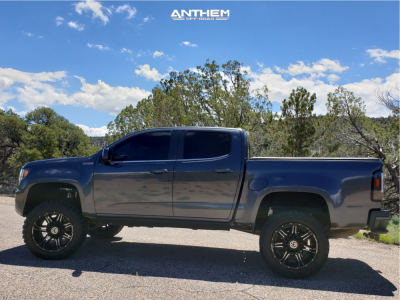 1 2016 Colorado Chevrolet Bds Suspension Lift 55in Anthem Equalizer Black Machined