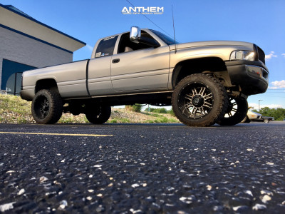 1 1997 Ram 2500 Dodge Rough Country Suspension Lift 3in Anthem Off Road A776 Instigator Black