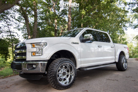 2016 Ford F-150 - 20x12 -44mm - Anthem Off-Road Commander - Leveling Kit - 285/55R20