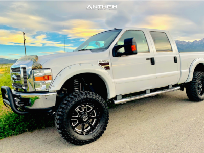1 2008 F 350 Super Duty Ford Skyjacker Suspension Lift 6in Anthem Commander Black Milled