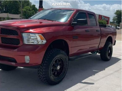 2014 Ram 1500 - 18x9 -12mm - Anthem Off-Road Instigator - Suspension Lift 6" - 305/70R18