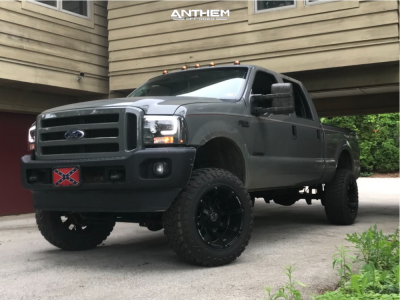 1 1999 F 350 Super Duty Ford Bds Suspension Lift 4in Anthem Defender Matte Black