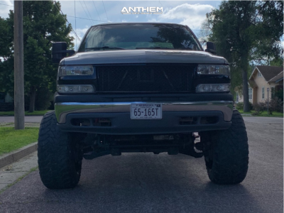 1 1999 Silverado 2500 Chevrolet Stock Suspension Lift 6in Body 3in Anthem Instigator Satin Black