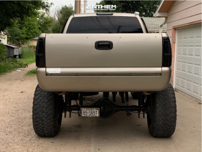 1 1999 Silverado 2500 Chevrolet Stock Suspension Lift 6in Body 3in Anthem Off Road Instigator Machined Black