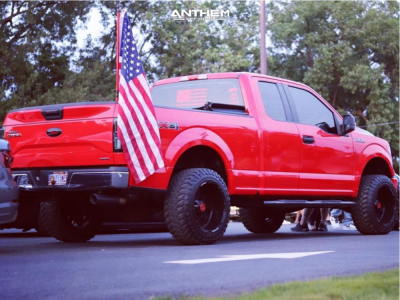 1 2015 F 150 Ford Readylift Suspension Lift 35in Anthem Off Road Defender Black