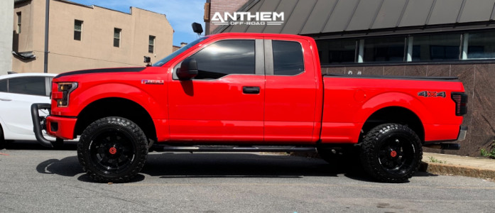 1 2015 F 150 Ford Readylift Suspension Lift 35in Anthem Off Road Defender Black