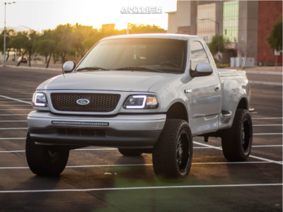 2002 Ford F-150 - 20x10 -24mm - Anthem Off-Road Enforcer - Suspension Lift 4" - 305/55R20