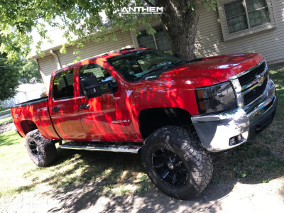1 2008 Silverado 2500 Hd Chevrolet Rough Country Suspension Lift 65in Anthem Off Road Commander Black