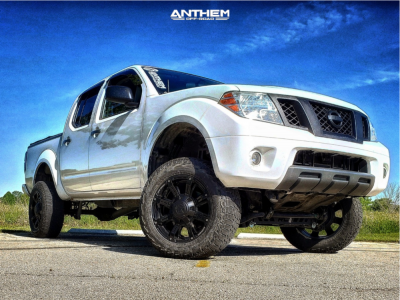 2012 Nissan Frontier - 18x9 -12mm - Anthem Off-Road Defender - Suspension Lift 6" - 265/70R18