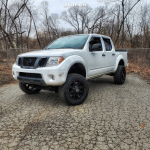 1 2012 Frontier Nissan Rough Country Suspension Lift 6in Anthem Off Road Defender Black
