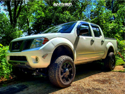 1 2012 Frontier Nissan Rough Country Suspension Lift 6in Anthem Off Road Defender Black