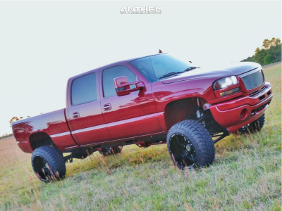 1 2006 Sierra 2500 Hd Classic Gmc Fabtech Suspension Lift 6in Anthem A751 Machined Black