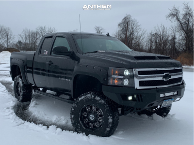 1 2011 Silverado 1500 Chevrolet Rough Country Suspension Lift 75in Anthem Enforcer Machined Accents