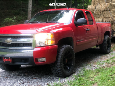 2007 Chevrolet Silverado 1500 - 20x10 -24mm - Anthem Off-Road Defender - Suspension Lift 2.5" - 33" x 12.5"