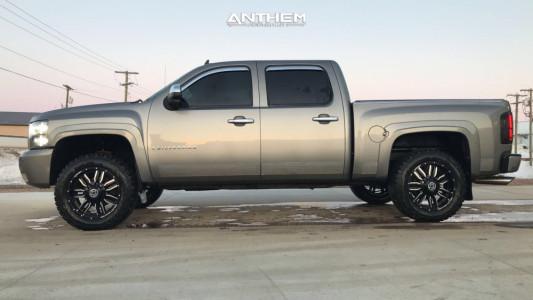 1 2008 Silverado 1500 Chevrolet Rancho Leveling Kit Anthem A755 Equalizer Black