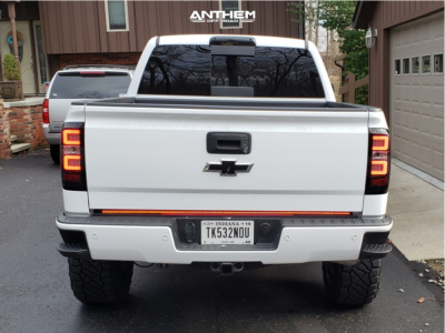 1 2018 Silverado 1500 Chevrolet Rough Country Suspension Lift 7in Anthem Instigator Matte Black