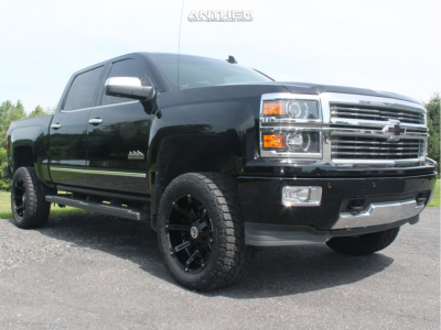 2015 Chevrolet Silverado 1500 - 20x10 -24mm - Anthem Off-Road Defender - Suspension Lift 4" - 33" x 12.5"