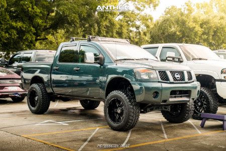 1 2004 Titan Nissan Rough Country Suspension Lift 6in Anthem Off Road Equalizer A751 Black