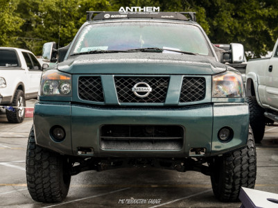 1 2004 Titan Nissan Rough Country Suspension Lift 6in Anthem Off Road Equalizer A751 Black