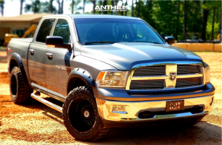 2012 Ram 1500 - 20x12 -44mm - Anthem Off-Road Enforcer - Stock Suspension - 33" x 12.5"