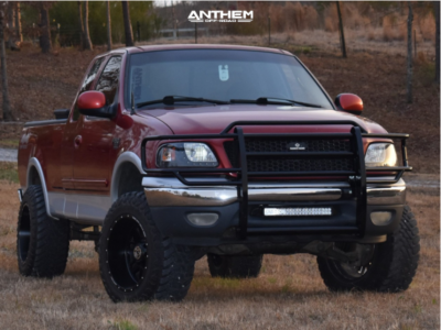 2000 Ford F-150 - 20x12 -44mm - Anthem Off-Road Gunner - Leveling Kit - 35" x 12.5"