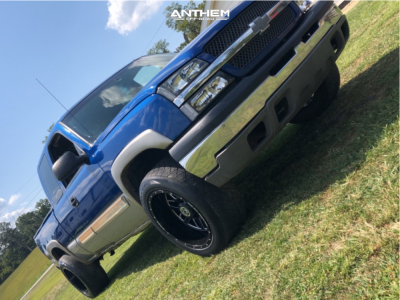 2003 Chevrolet Silverado 1500 - 20x12 -44mm - Anthem Off-Road Gunner - Stock Suspension - 305/50R20