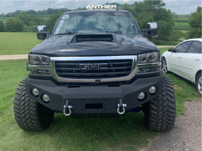 1 2003 Sierra 2500 Hd Gmc Rough Country Suspension Lift 6in Anthem Off Road Commander Gunmetal